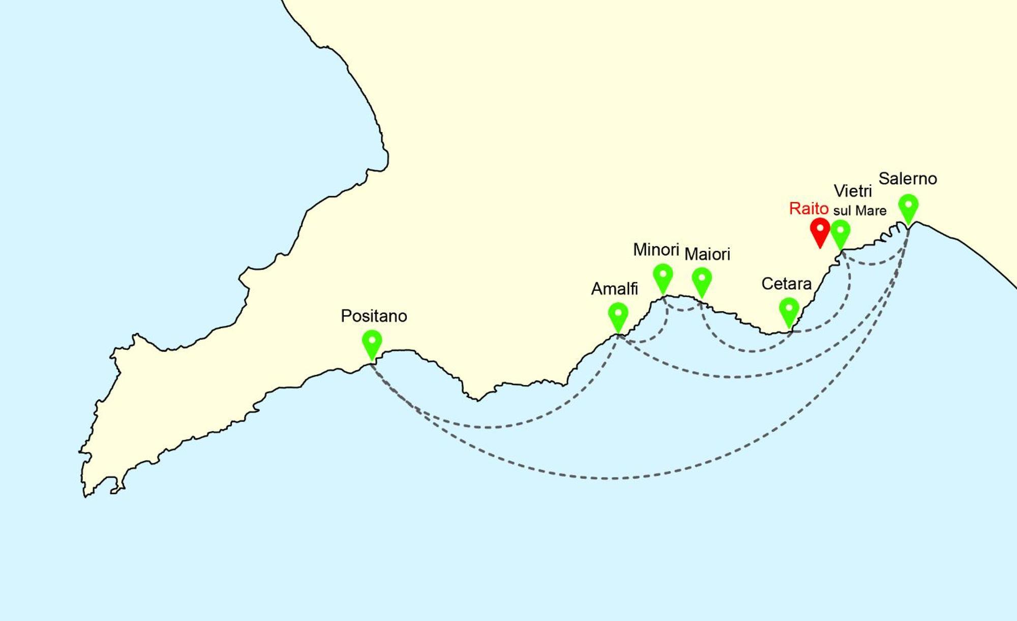 Vietri Raito Guest House - Amalfi Coast מראה חיצוני תמונה